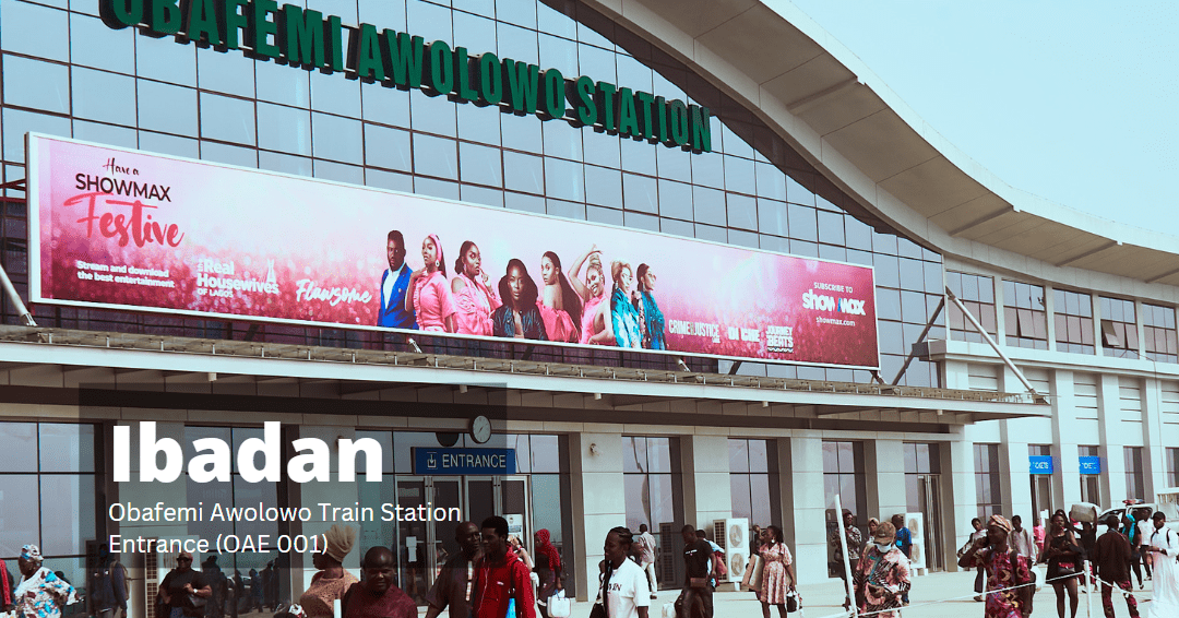 Showmax Ibadan Entrance placement