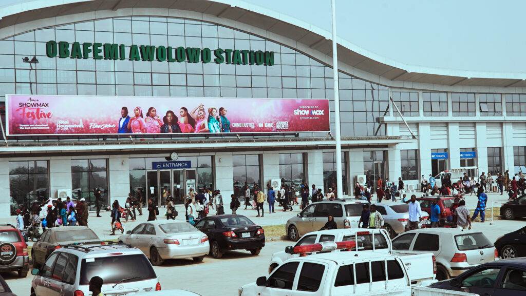 Train station Advertising at Ibadan