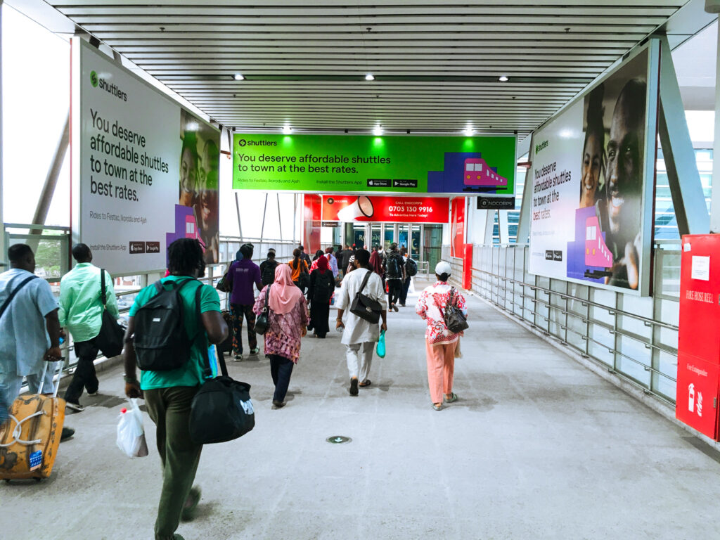 Shuttlers Lagos Rail Ad