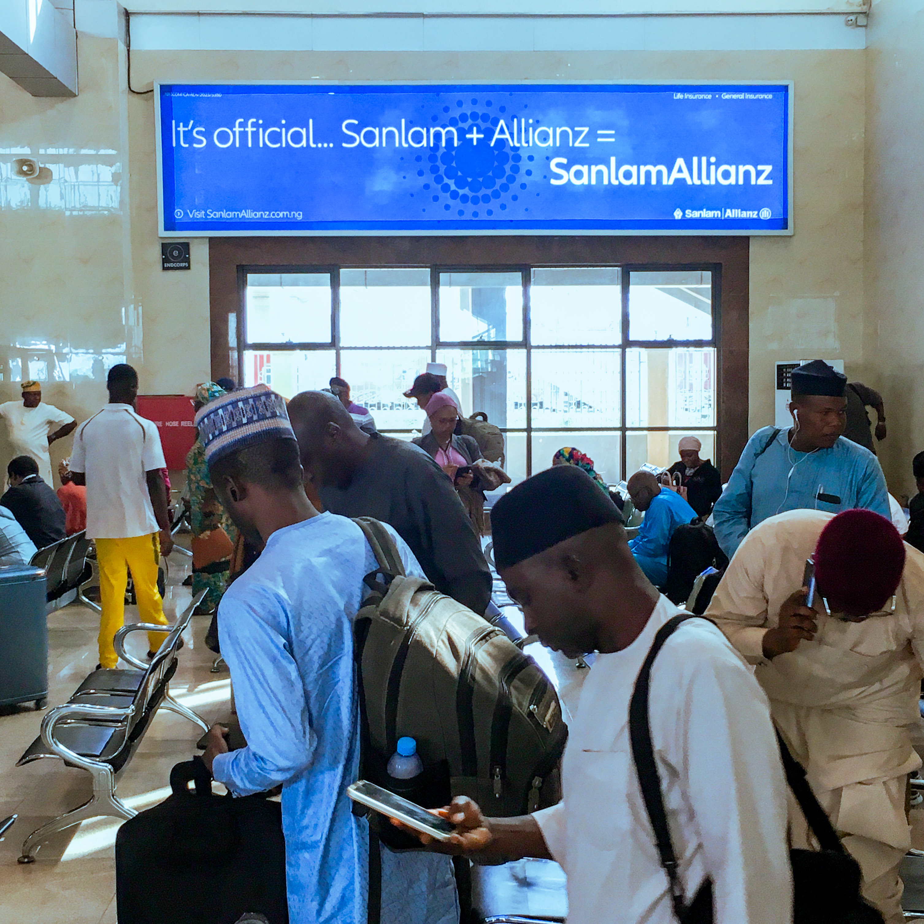 SanlamAllianz in the Idu waiting room